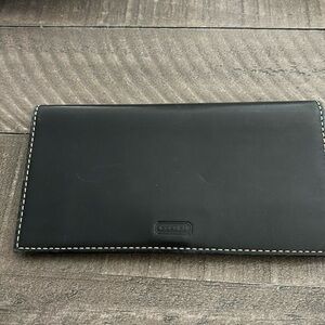 Coach check book wallet